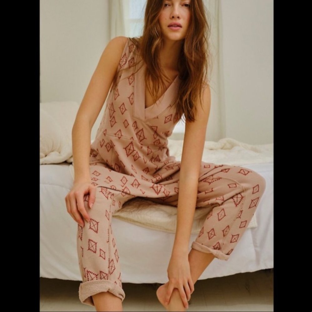 Free People Printed What’s Up Onesie size XS